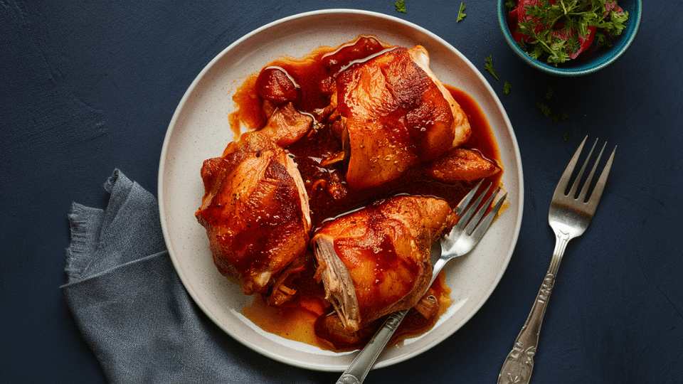 BBQ Pulled Chicken Thighs