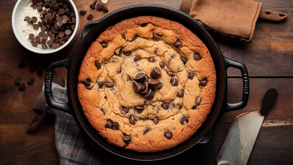 Chocolate Chip Skillet Cookie
