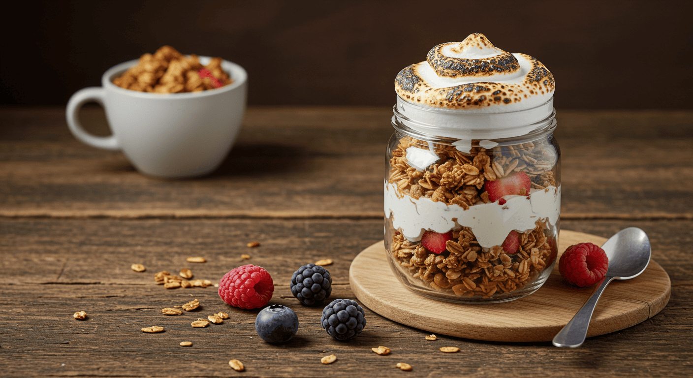 campfire granola parfait