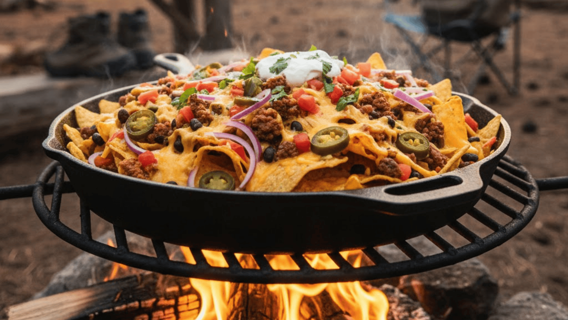 campfire nachos