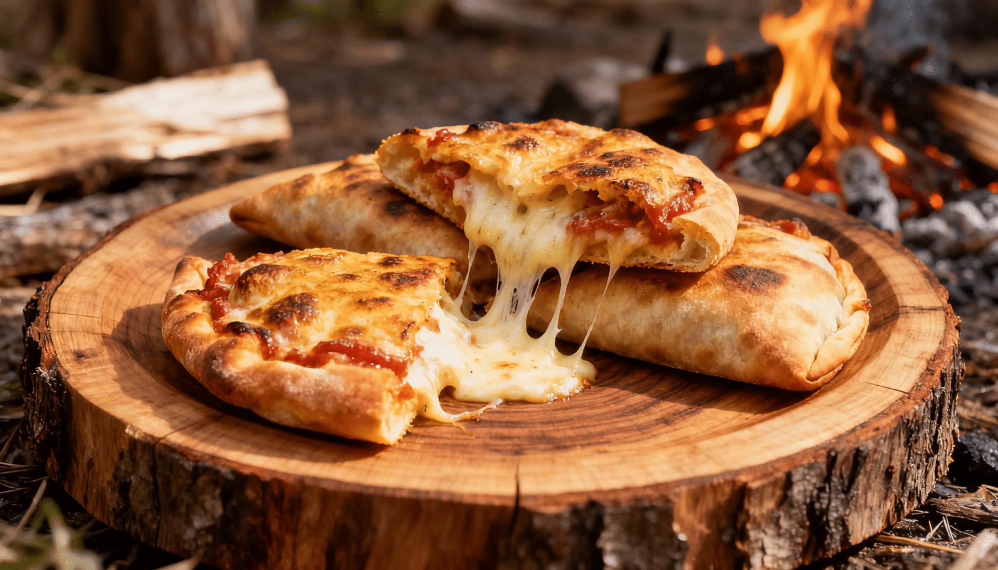 campfire pizza pockets