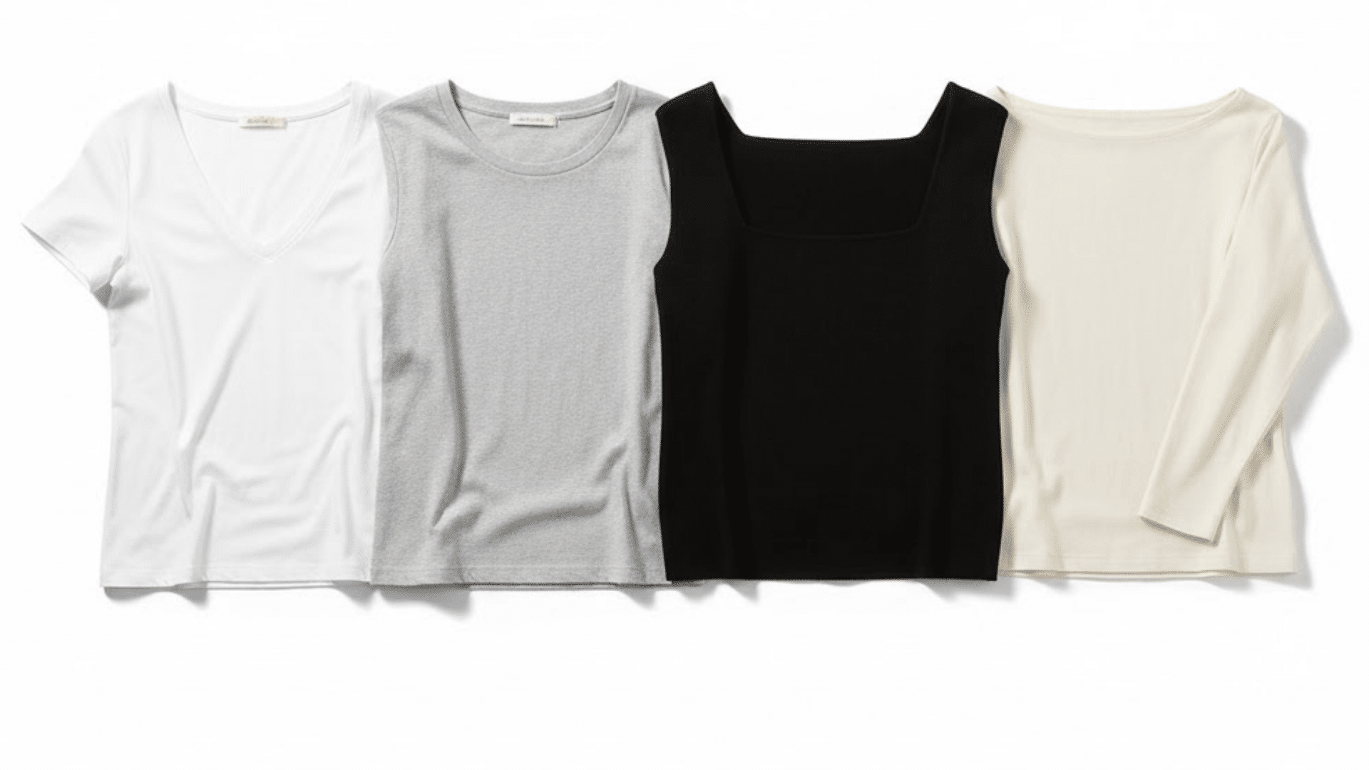 experiment with different necklines