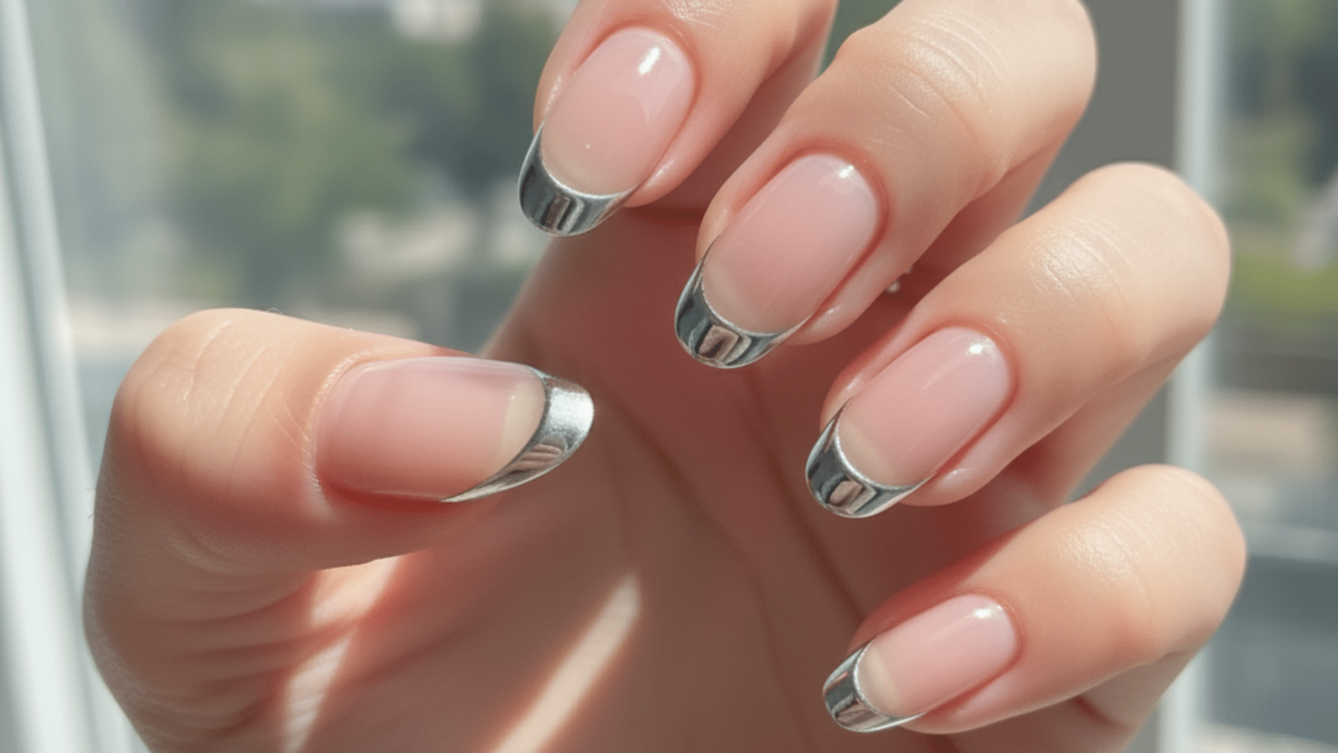 exposed nail bed french