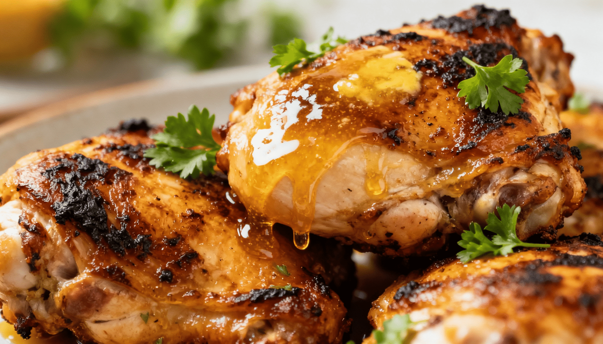 grilled chicken thighs