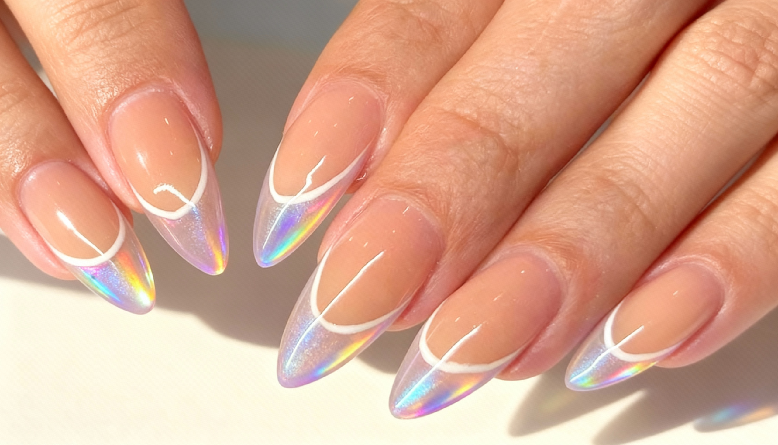 holographic french tips