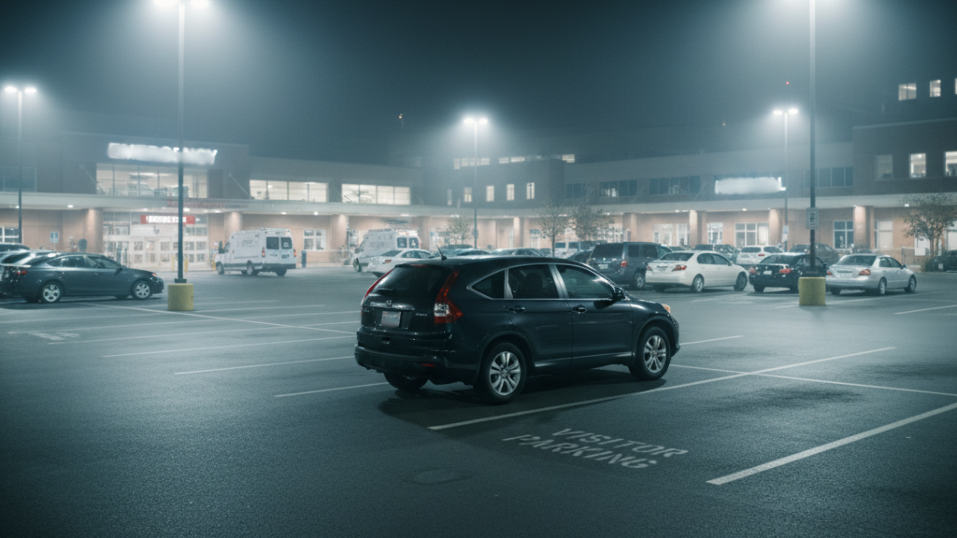 hospital parking areas