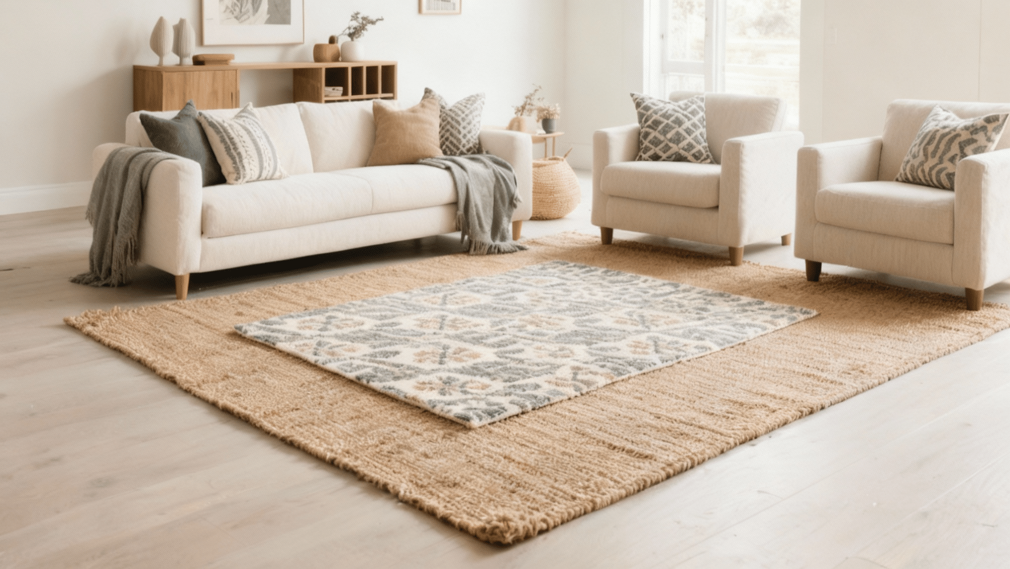 layered rugs