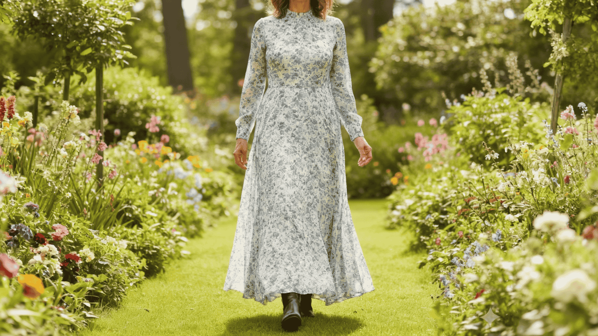 maxi dress with flat boots