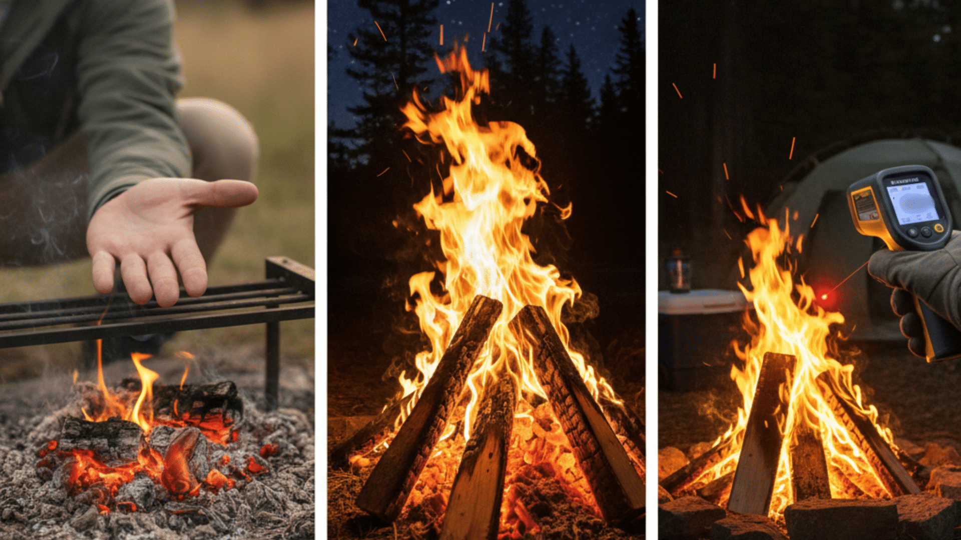 measuring campfire heat