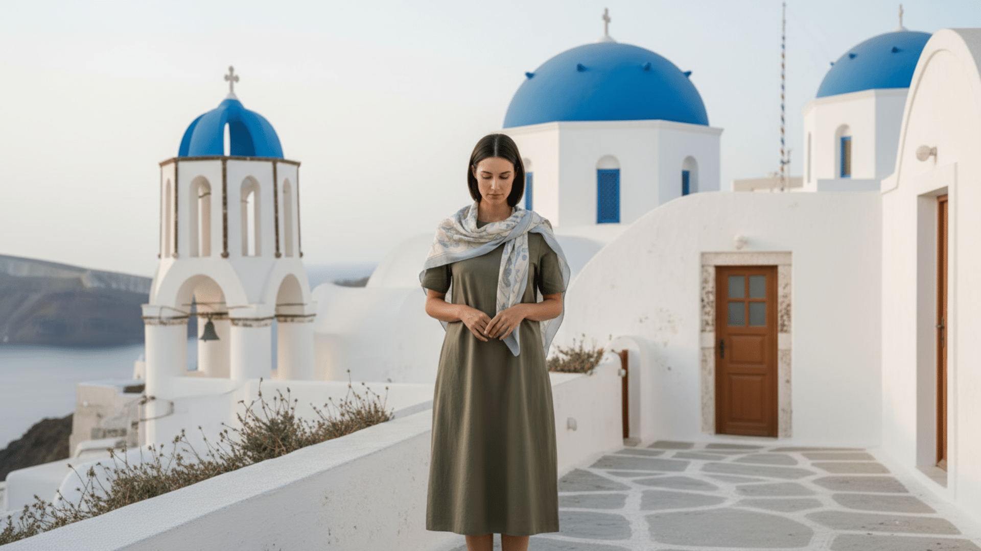 midi dress with sleeves