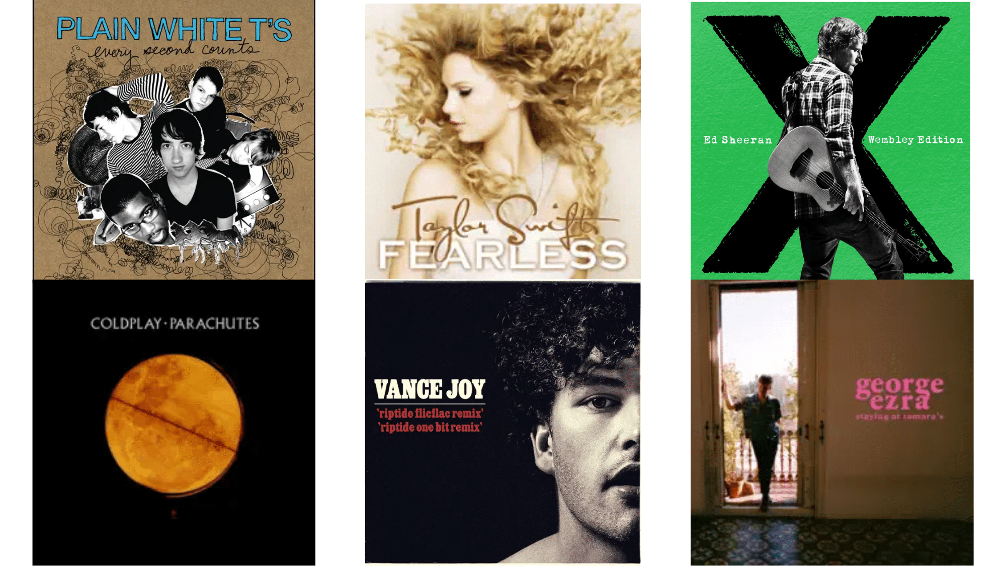 modern pop and rock favorites