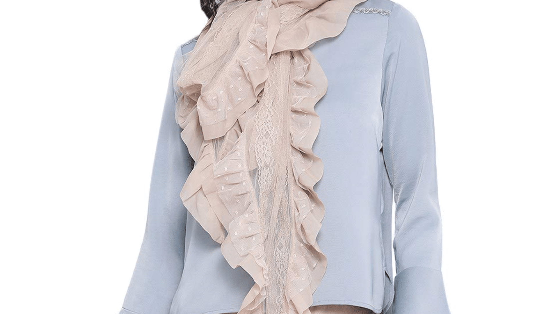 ruffle scarf