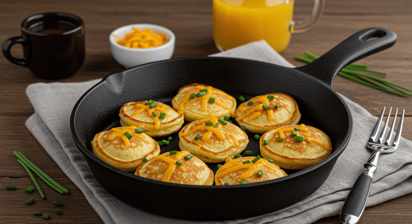 skillet pancake bites