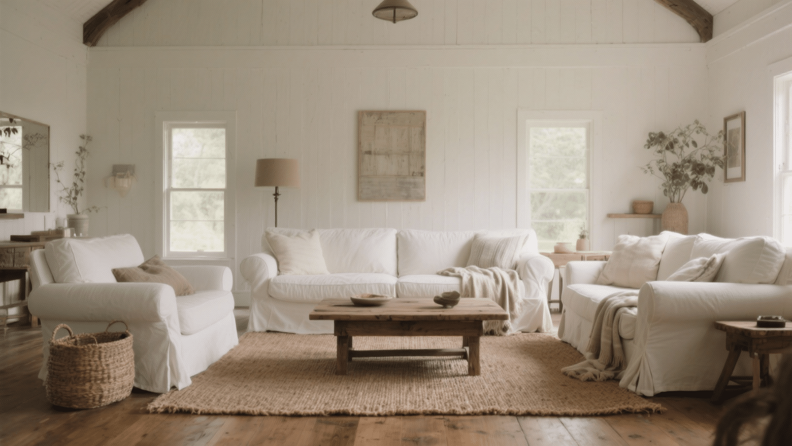 slipcovered furniture