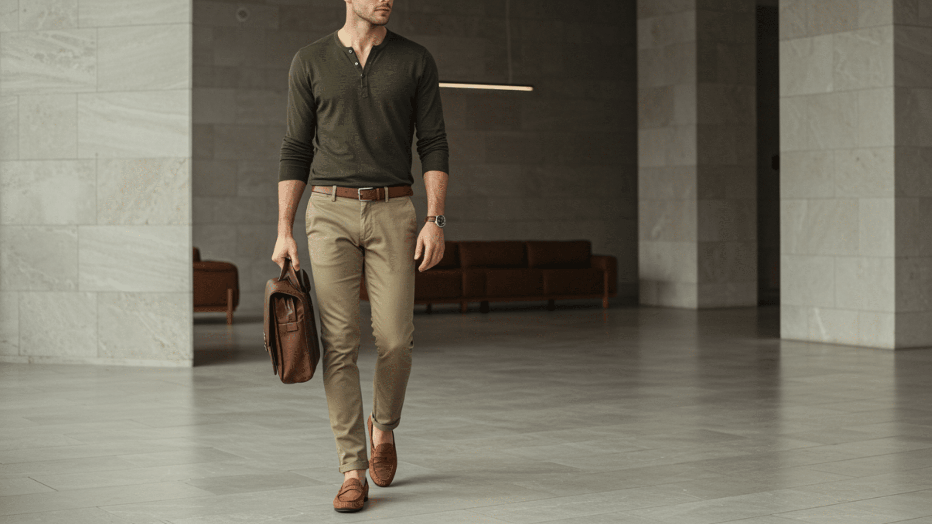 smart casual with chinos