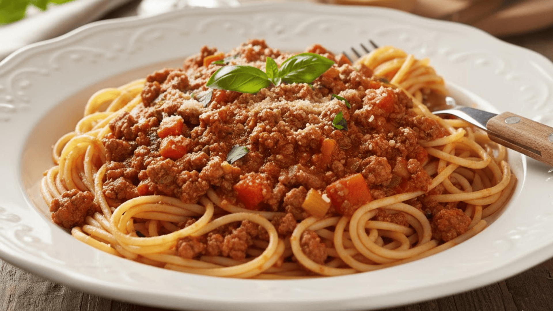 spaghetti with meat sauce