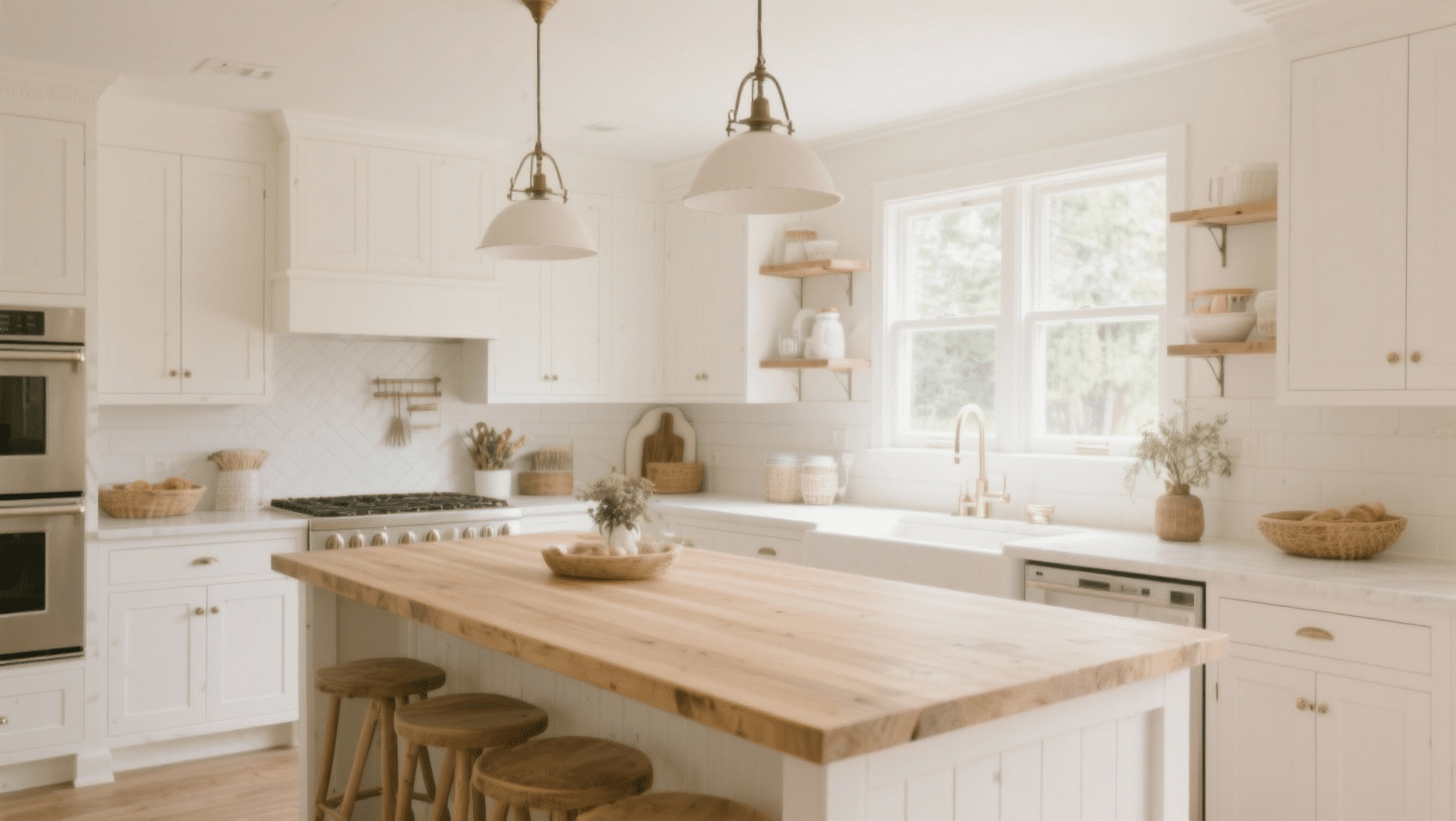 the big kitchen island