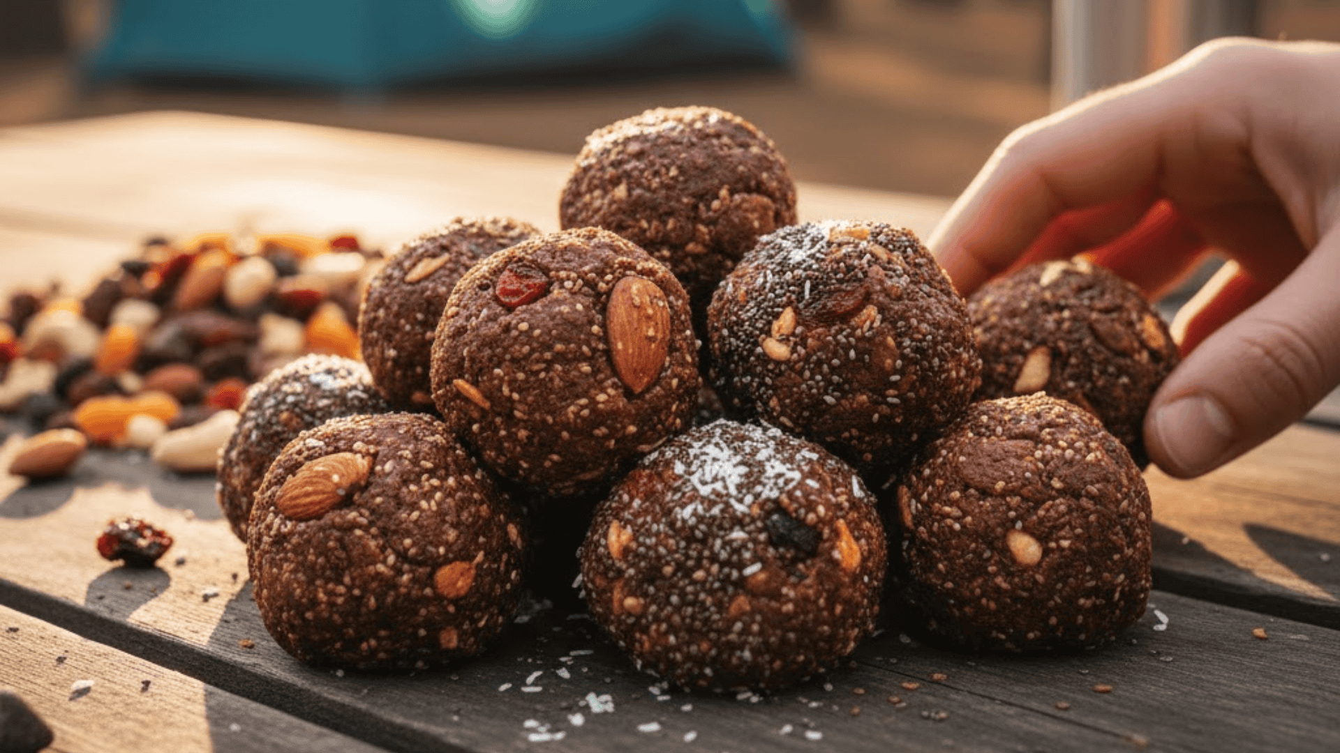trail mix energy balls