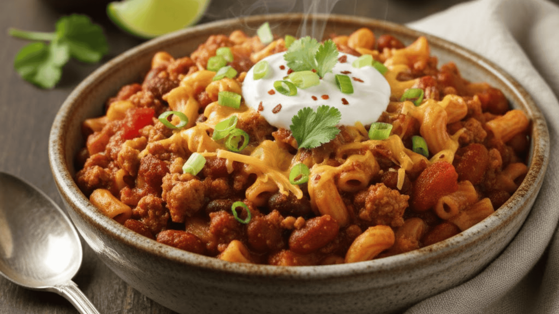 turkey chili mac