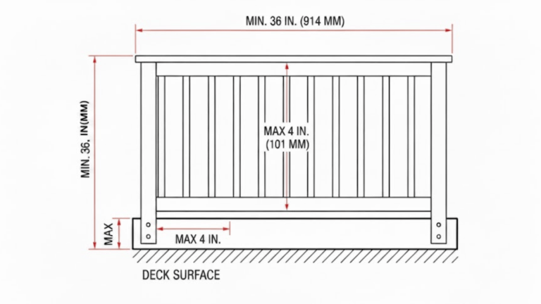 Deck Railing Code Ohio Complete Deck Stairs Code Requirements (Build It Right) - Typically Jane