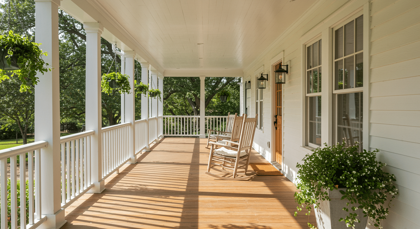 wraparound porch