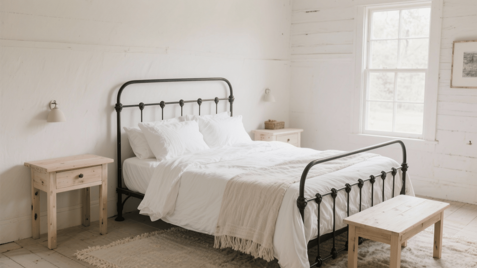 wrought iron bed frame