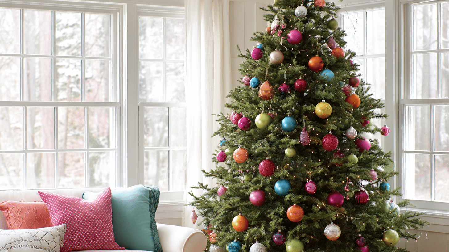 ball ornament only tree