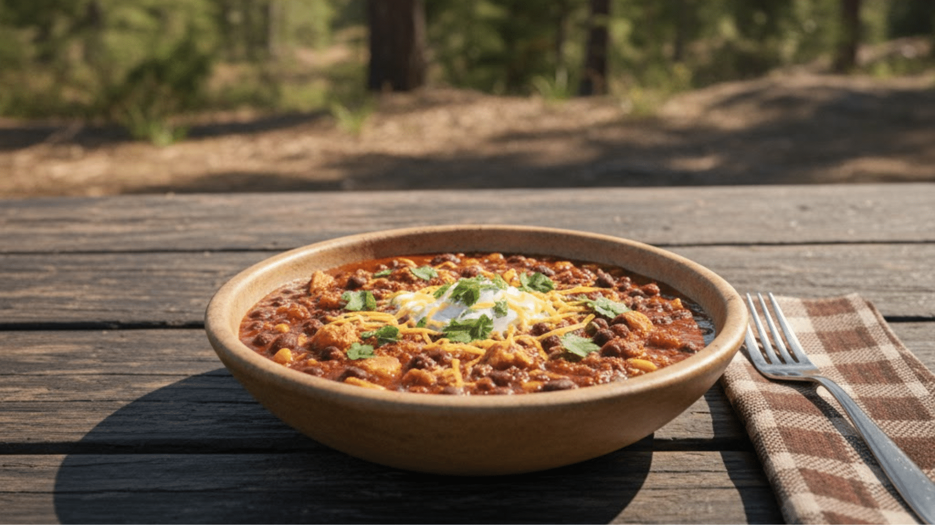 campfire black bean chicken chili