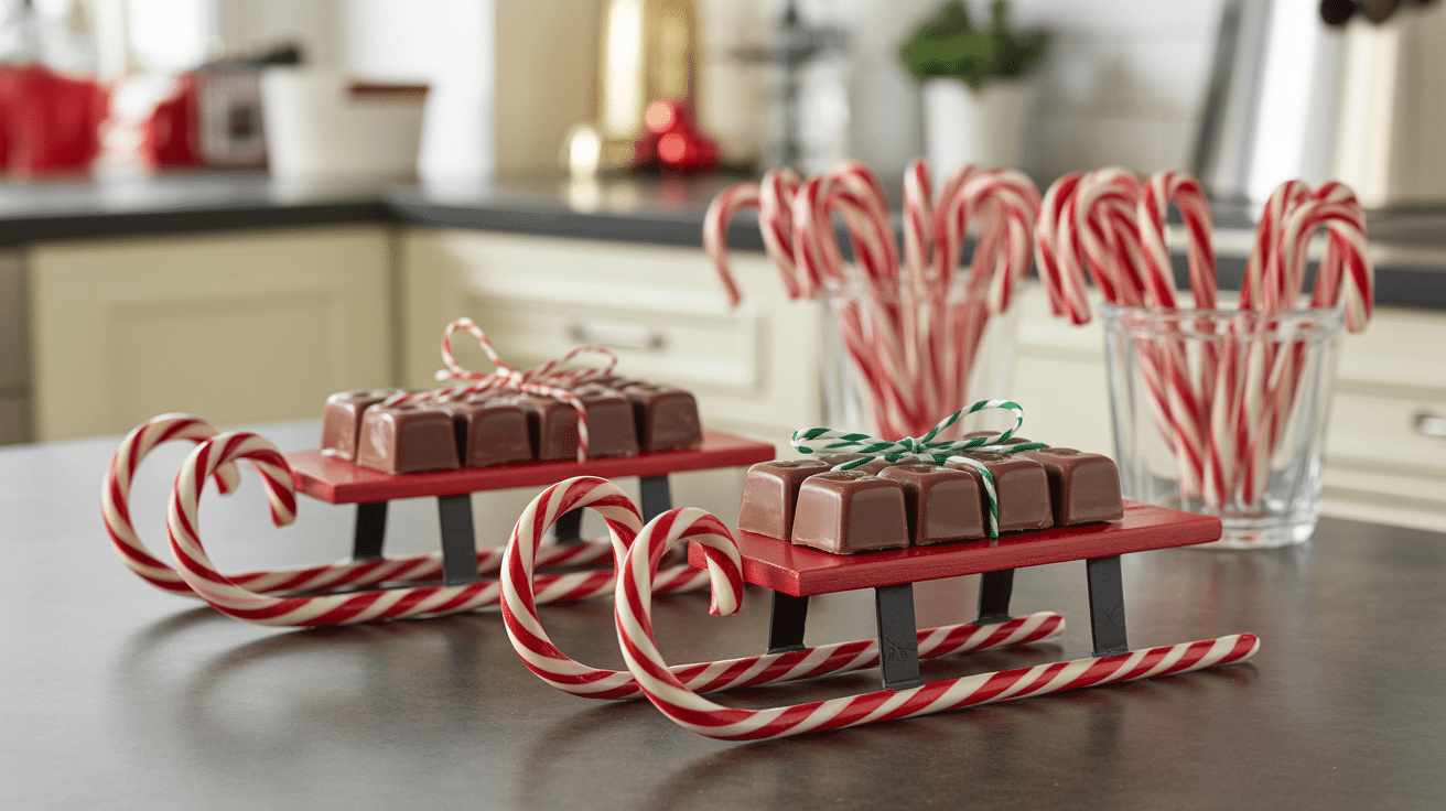 candy cane sleigh