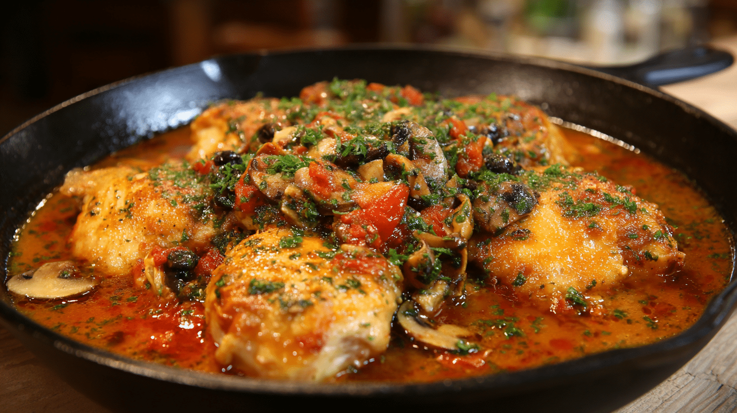 chicken cacciatore