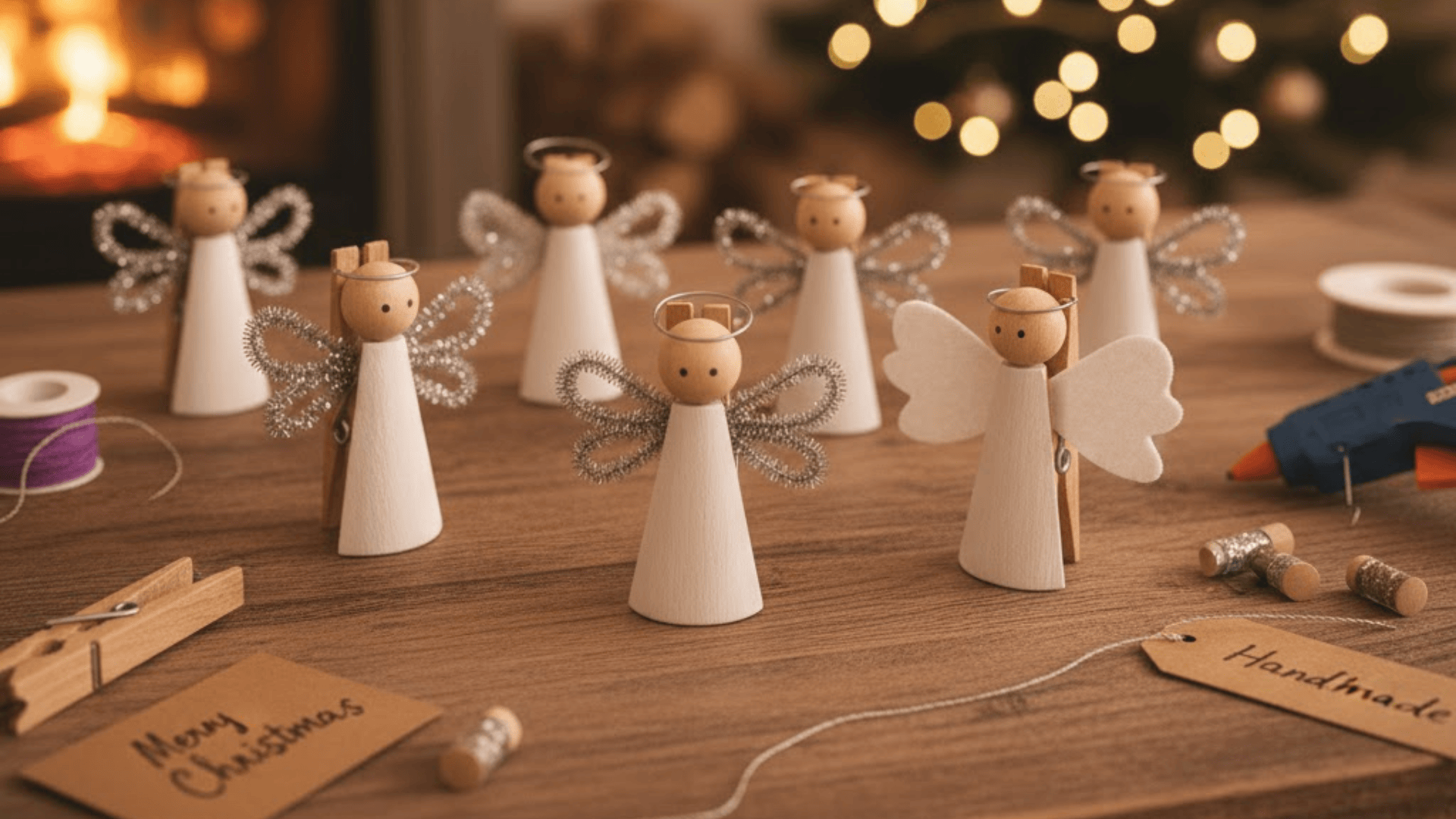 clothespin angels