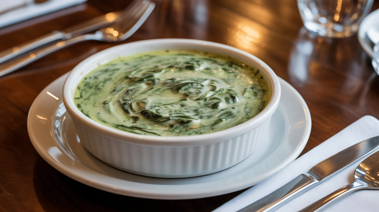 creamed spinach