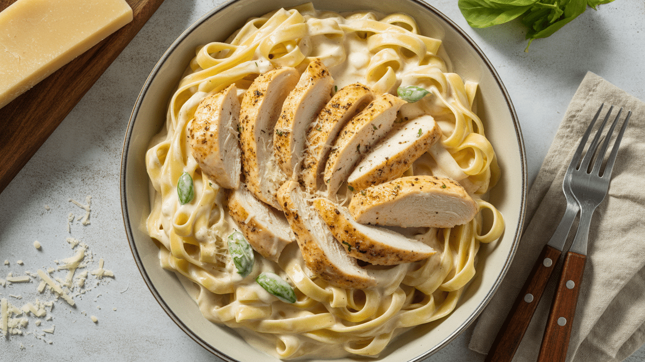 creamy chicken alfredo