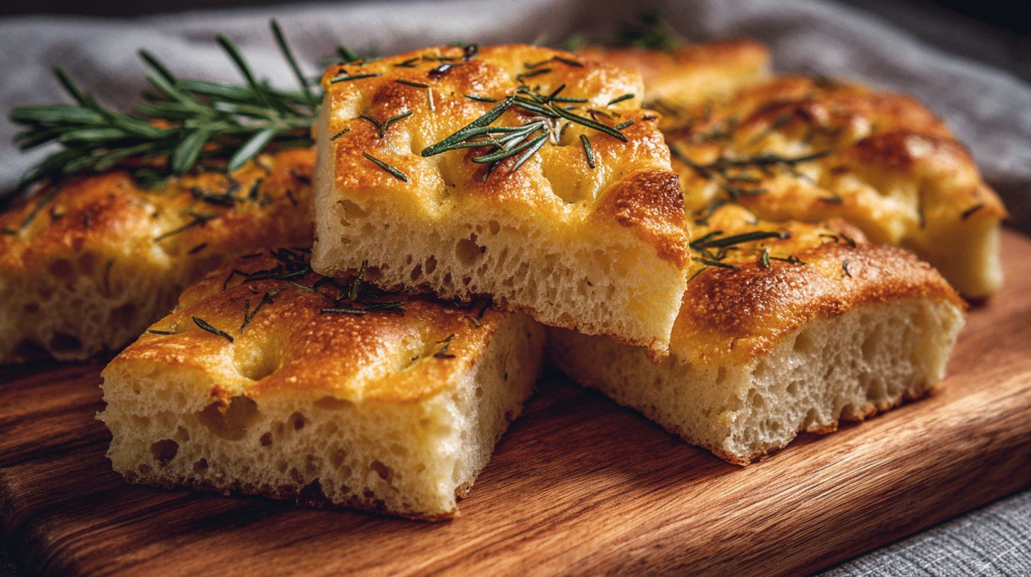 focaccia bread with rosemary