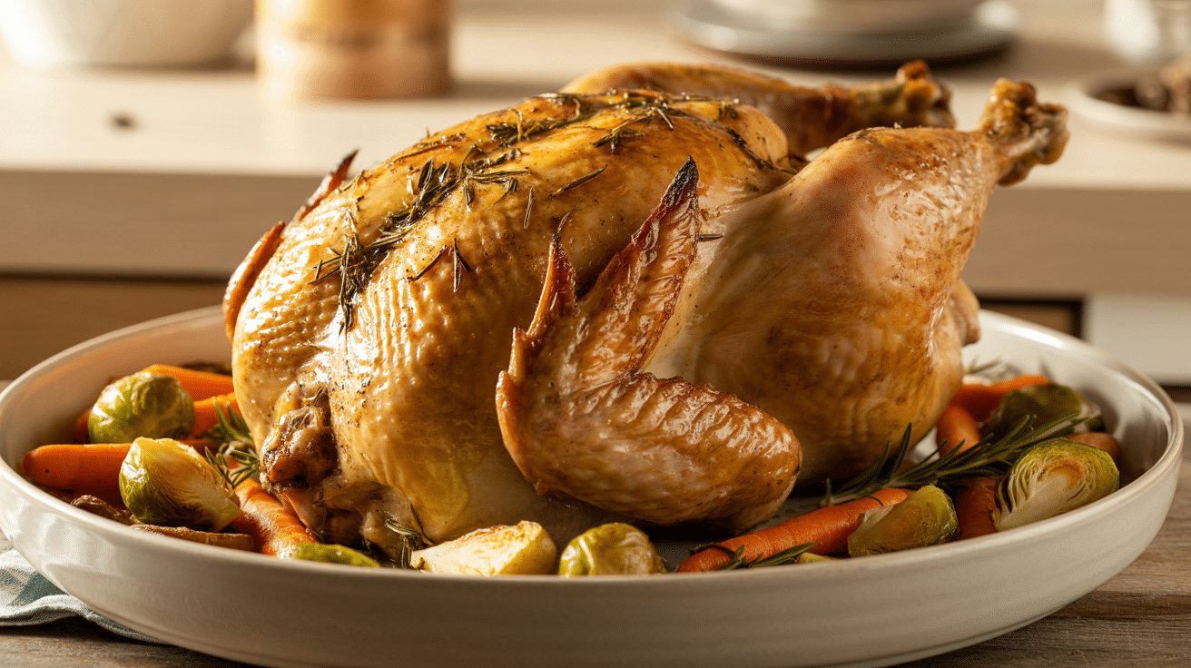 herb crusted roast chicken