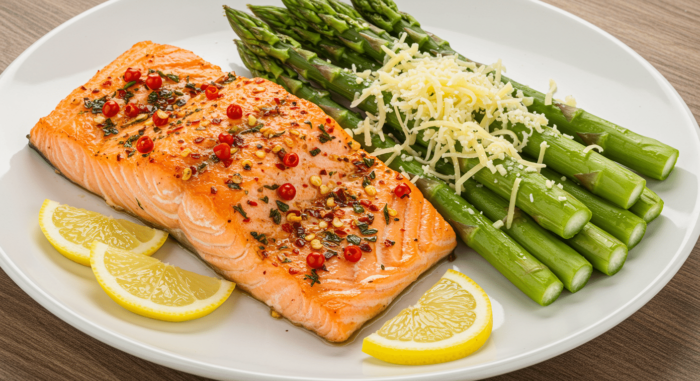 lemon garlic roasted salmon