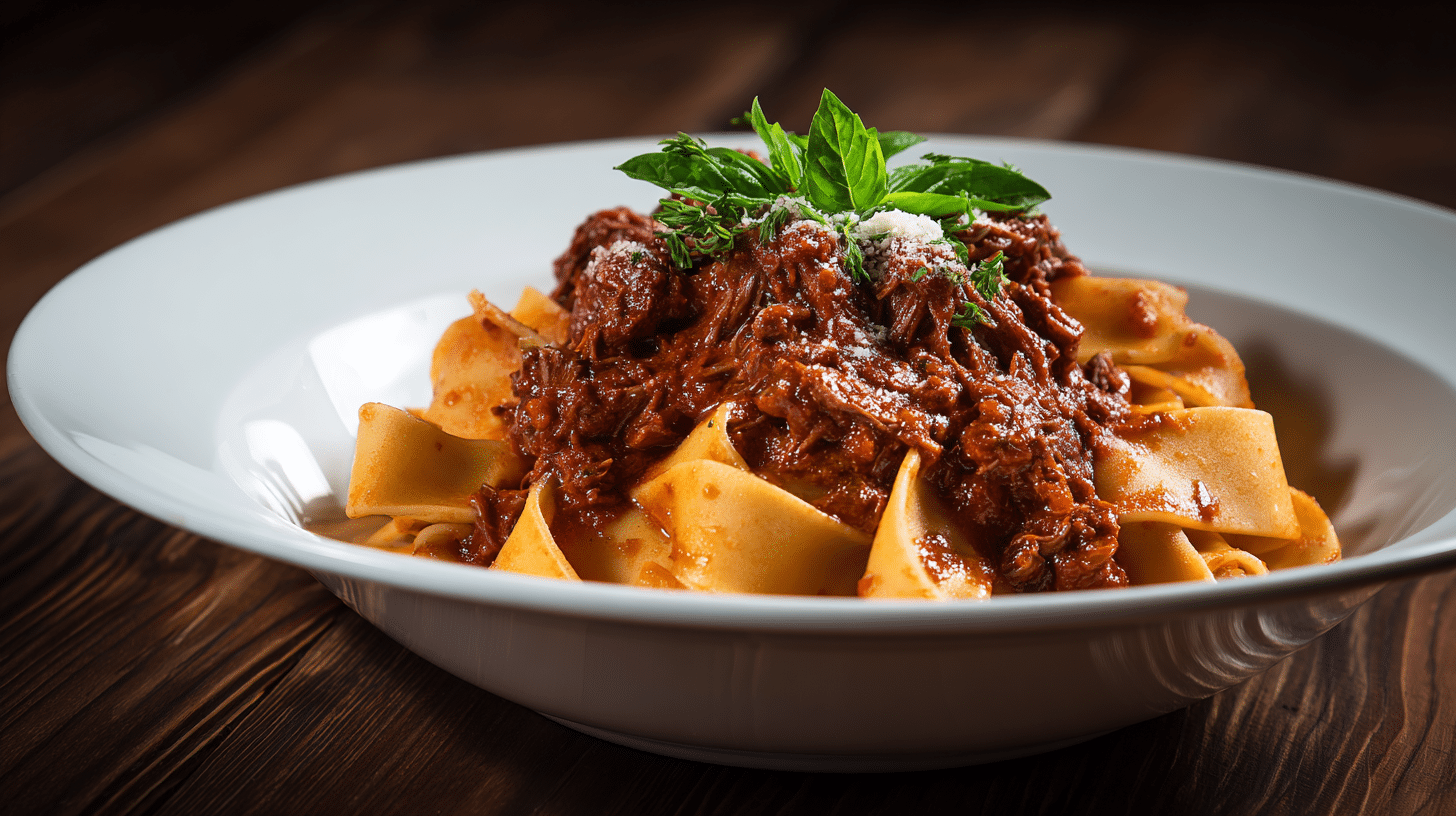 pappardelle with wild boar ragu
