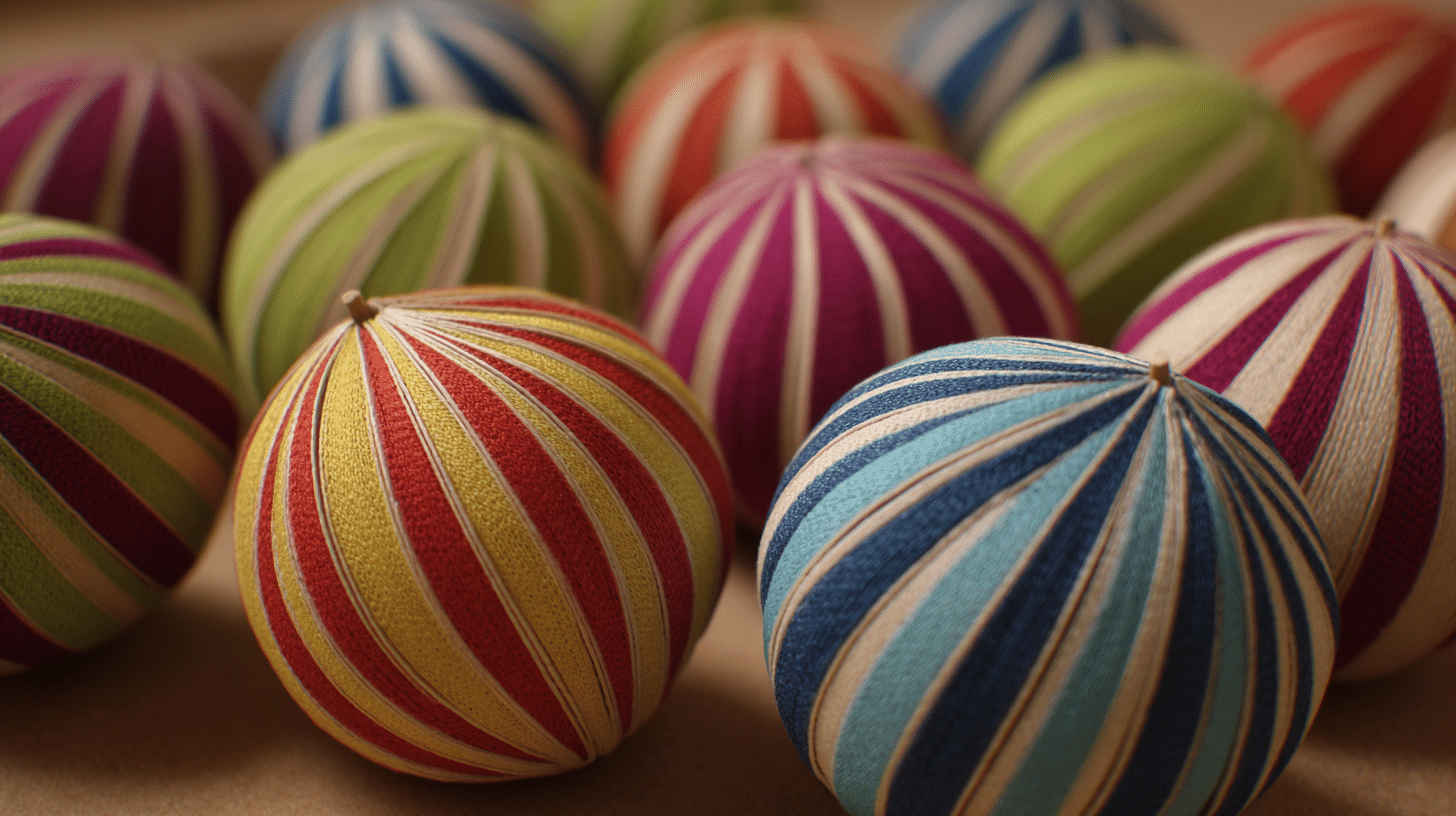 ribbon candy ornaments