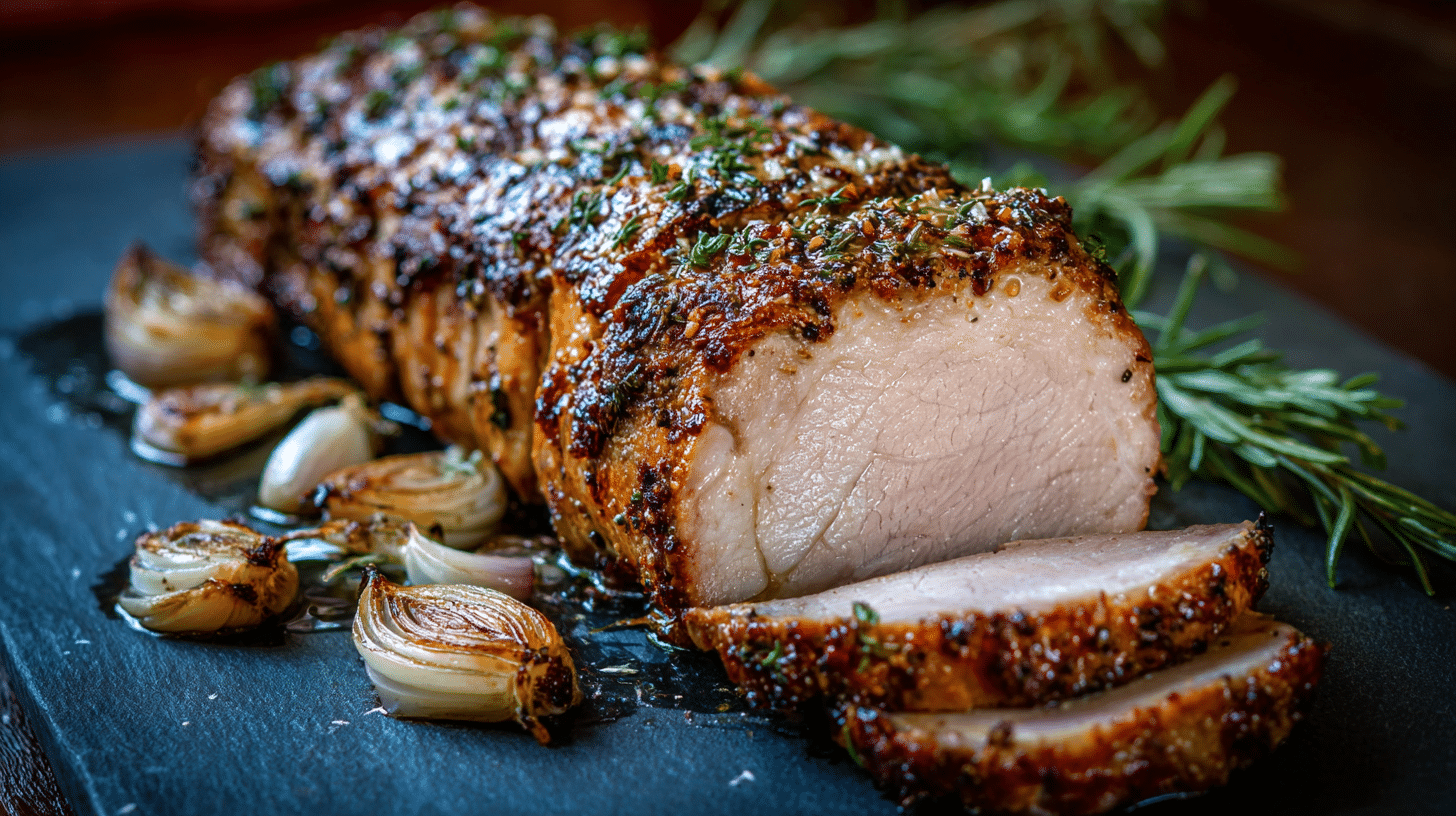 roasted pork loin with fennel