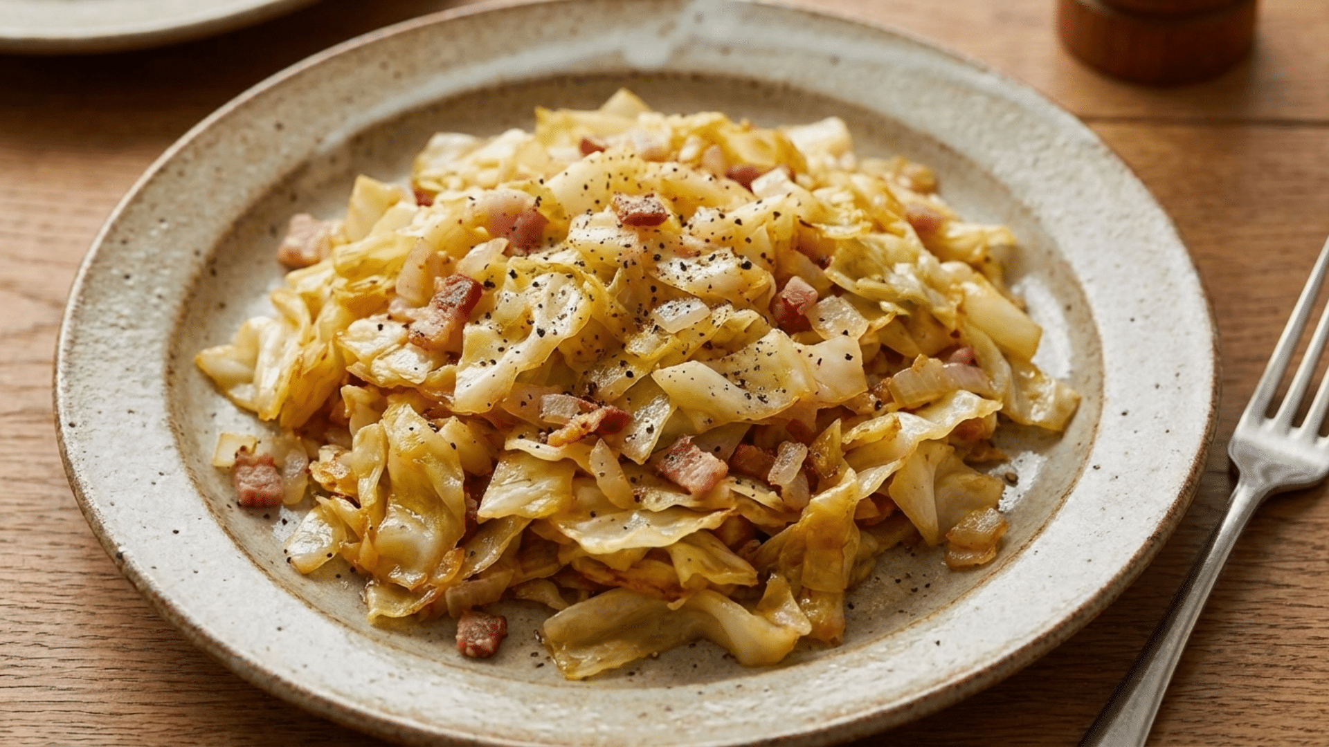 simple fried cabbage