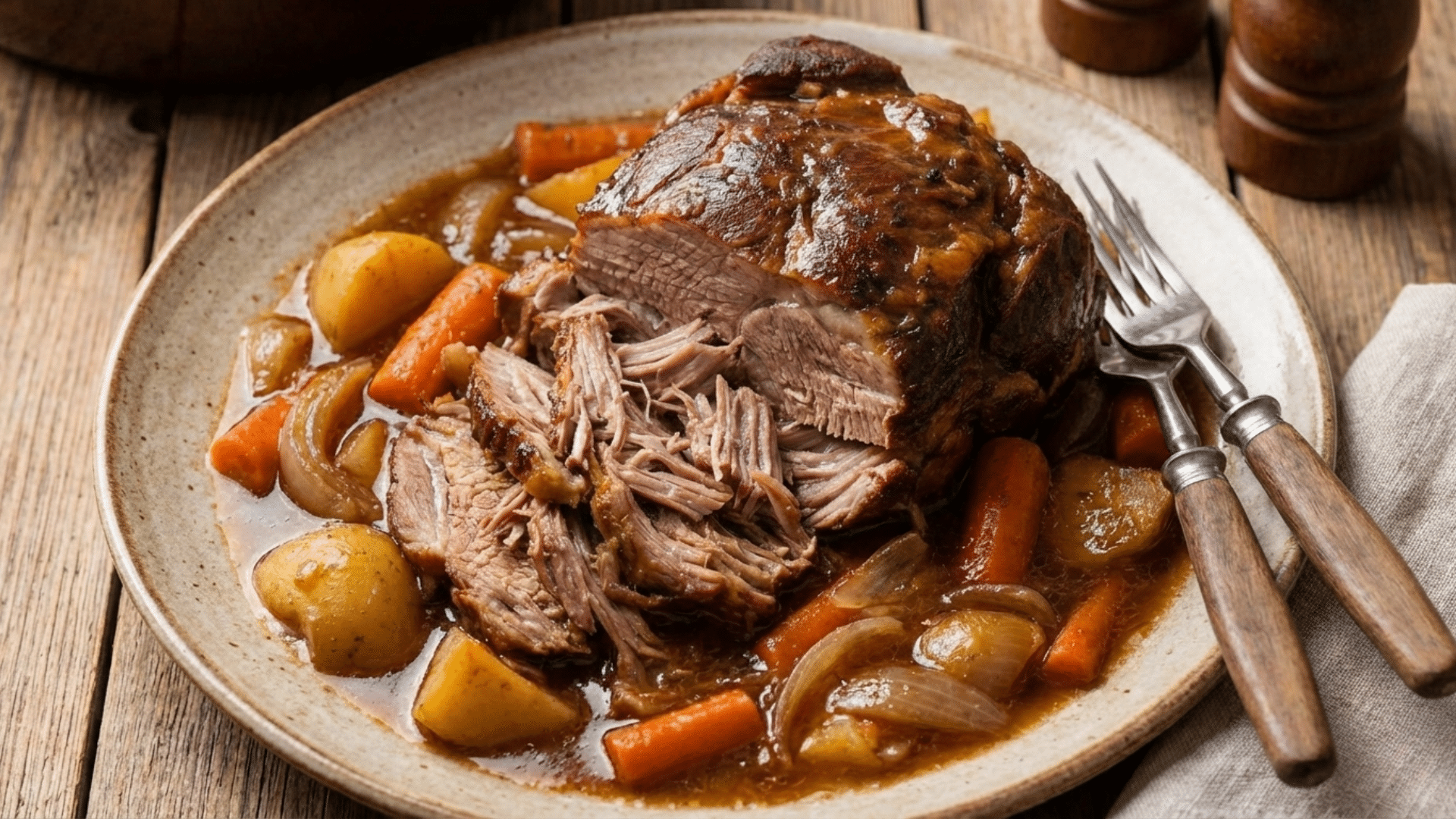slow cooked pork roast