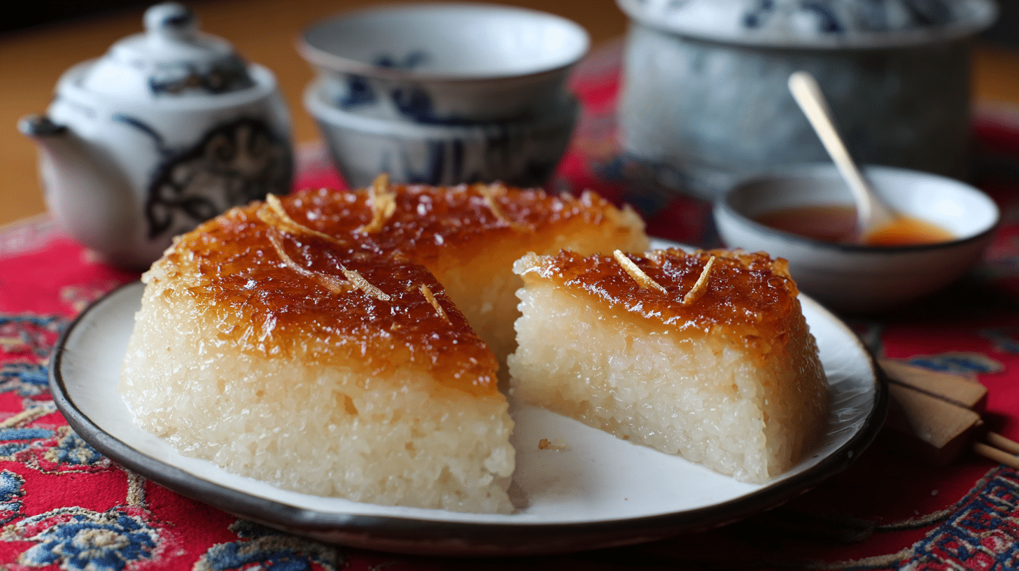 sticky rice cake nian gao