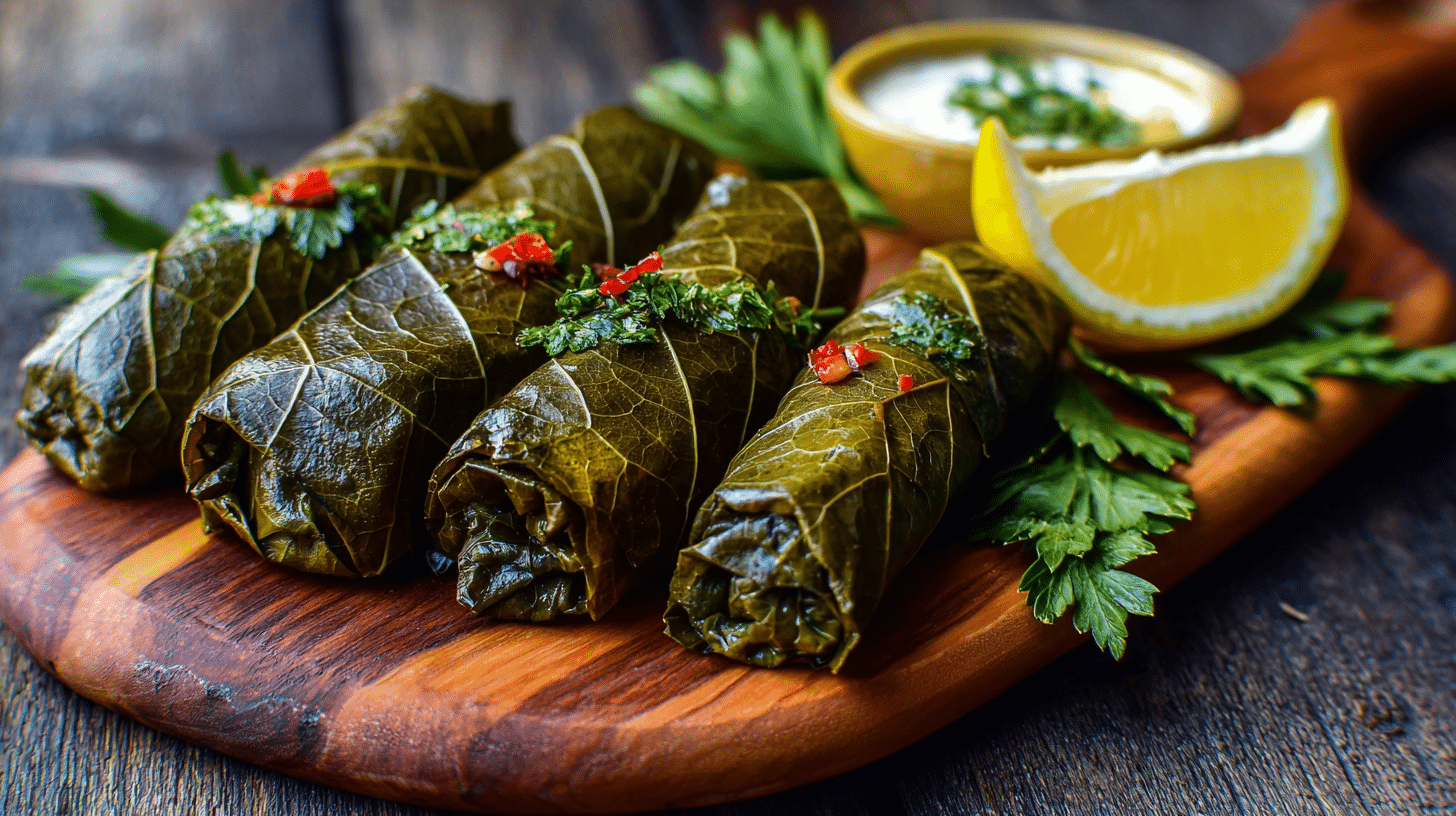 stuffed grape leaves