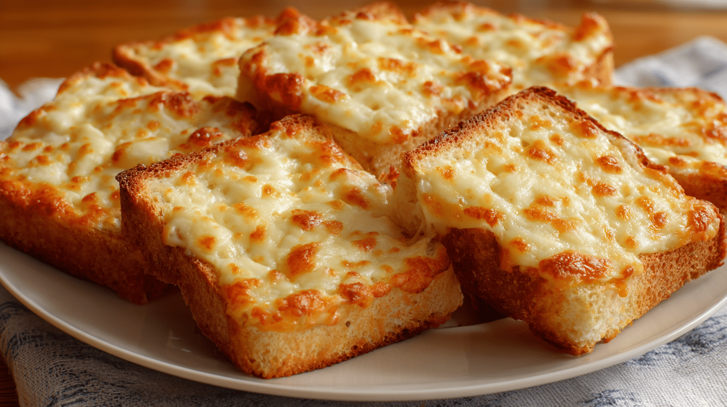 17 cheese toast squares