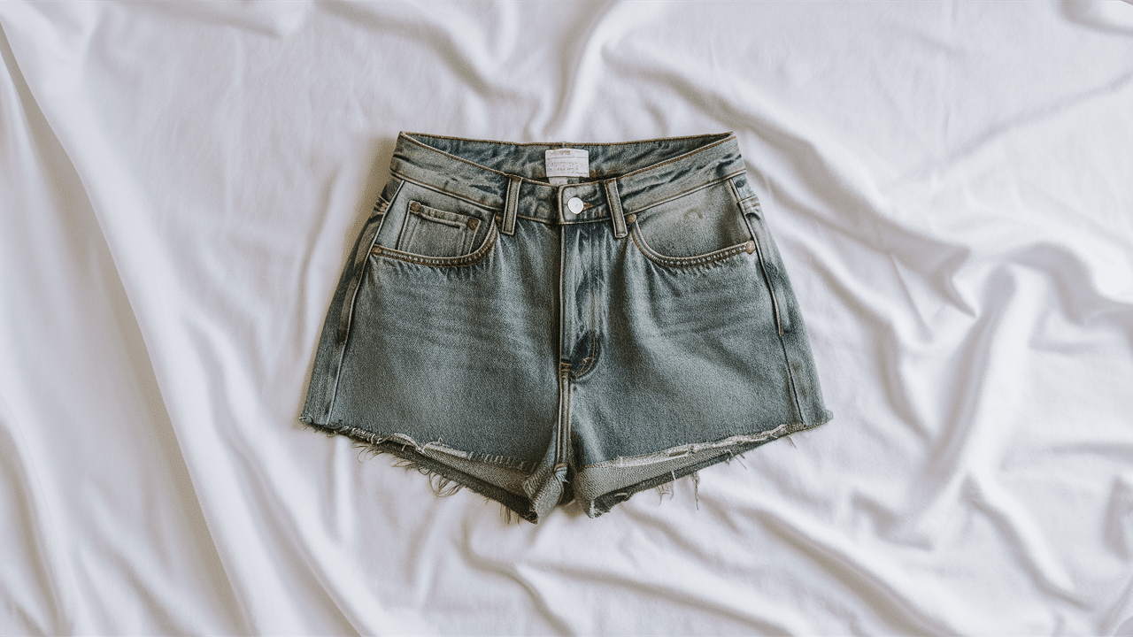 denim shorts