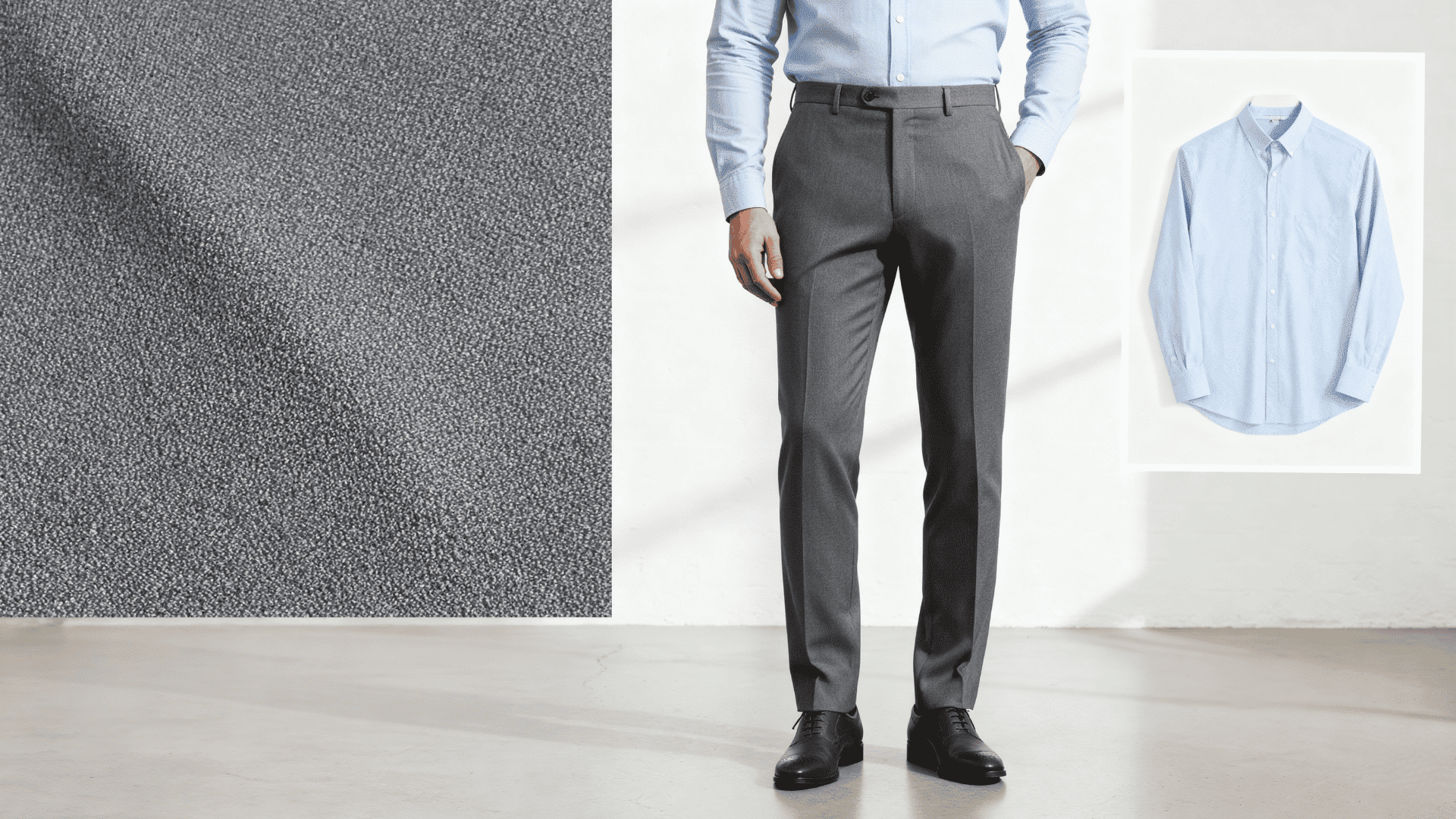 grey dress pants